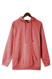 Mineral Wash Kangaroo Pocket Drawstring Pullover Hoodie | Tops/Sweatshirts & Hoodies