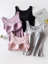 Load image into Gallery viewer, Round Neck Tank with Bra
