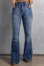 Load image into Gallery viewer, High Waist Flare Jeans with Pockets | Bottoms/Jeans
