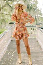 Load image into Gallery viewer, Multicolour Paisley Print Frilled Mini Dress | Dresses/Mini Dresses
