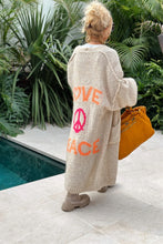 Load image into Gallery viewer, Peace &amp; Love Colorful Cardigan -On Sale!!
