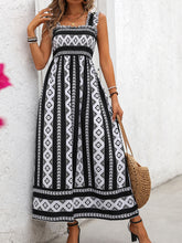 Load image into Gallery viewer, Cami Dress | Printed Square Neck Wide Strap Midi Dress
