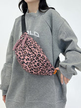 Load image into Gallery viewer, Leopard Nylon Crossbody Bag
