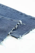 Load image into Gallery viewer, Sky Blue High Rise Ripped Straight Legs Loose Jeans | Bottoms/Jeans
