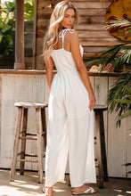 Load image into Gallery viewer, Wide Leg Jumpsuit | Spaghetti Straps Pleated High Waist
