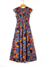 Load image into Gallery viewer, Maxi Dress | Floral V Neck Ruffle Tiered Dress
