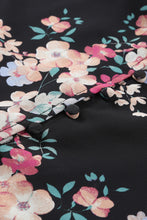 Load image into Gallery viewer, Black Wildflower Print Chiffon Blouse | Tops/Blouses &amp; Shirts
