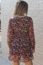 Load image into Gallery viewer, Wrapped V Neckline Long Sleeve Floral Dress
