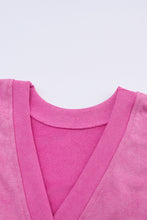 Load image into Gallery viewer, Oversized Sweatshirt | Rose Exposed Seam Twist Open Back
