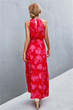 Load image into Gallery viewer, Grecian Casual Maxi Dress | Tie Waist Sleeveless
