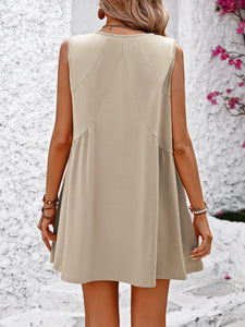 Womens Mini Dress | V-Neck Sleeveless Mini Dress | Dresses/Mini Dresses