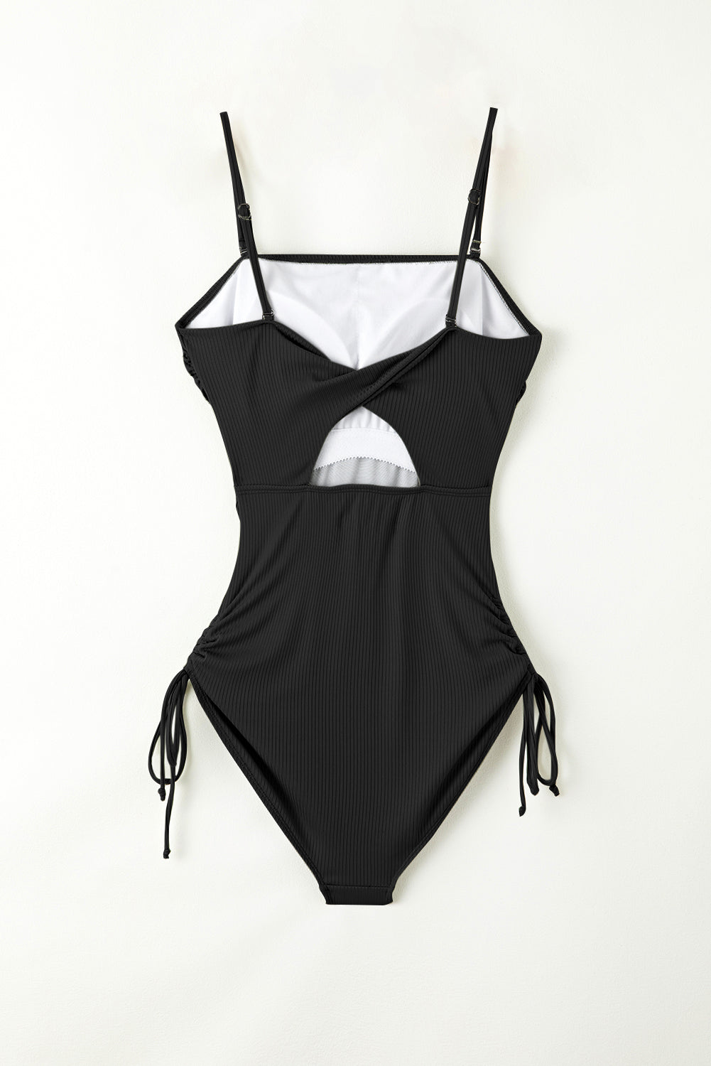 Women Swimsuit-Drawstring Spaghetti Strap One-Piece Swimwear | Swimwear/One Piece Swimsuit