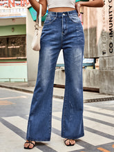 Load image into Gallery viewer, High Rise Bootcut Jeans with Pockets
