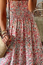 Load image into Gallery viewer, Maxi Dress | Smocked Floral Spaghetti Strap Dress
