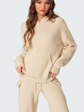 Load image into Gallery viewer, Hooded Top and Pants Sweater Set
