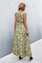 Load image into Gallery viewer, Grecian Casual Maxi Dress | Tie Waist Sleeveless
