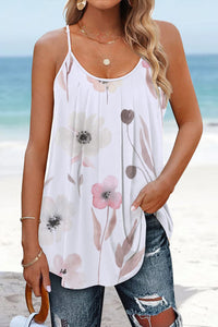 Womens Cami Top-Full Size Printed Scoop Neck Cami | Tops/Blouses & Shirts