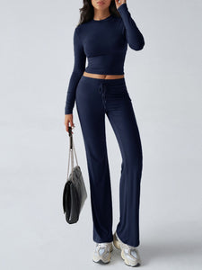 Long Sleeve Top and Pants Set