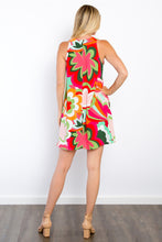 Load image into Gallery viewer, Mini Dress | Floral Sleeveless Dress with Pockets
