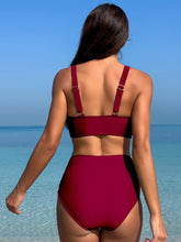 Load image into Gallery viewer, Womens Swimsuit-Plunge Wide Strap Two-Piece Swim Set | swimsuit
