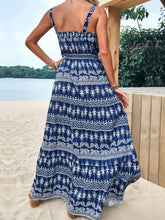 Load image into Gallery viewer, Maxi Dress | Printed Square Neck Sleeveless Maxi Dress
