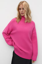 Load image into Gallery viewer, Basic Bae Turtleneck Dropped Shoulder Long Sleeve Sweater
