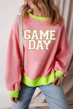 Load image into Gallery viewer, GAME DAY Sweatshirt | Letter Graphic Long Sleeves
