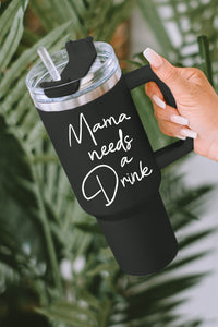 Black Mama Needs A Drink Stainless Steel Portable Cup 40oz | Accessories/Tumblers