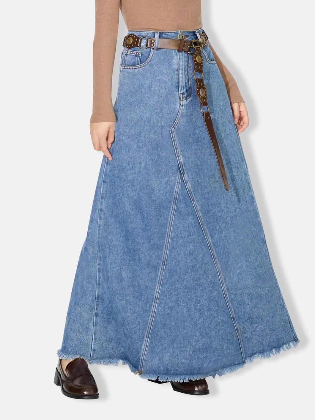 Maxi Denim Skirt