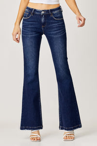 RISEN Low Rise Flare Blue Jeans