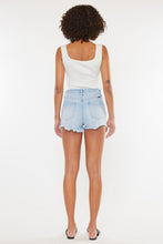 Load image into Gallery viewer, Kancan Distressed Button Fly Denim Shorts | Blue Jeans
