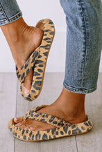 Load image into Gallery viewer, Leopard Print Thick Sole Flip Flops | Shoes &amp; Bags/Slippers
