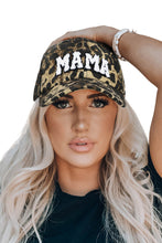 Load image into Gallery viewer, Leopard MAMA Embroidered Leopard Baseball Cap | Accessories/Hats &amp; Caps
