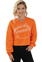 Load image into Gallery viewer, Orange Sweatshirt | Game Day Lettering
