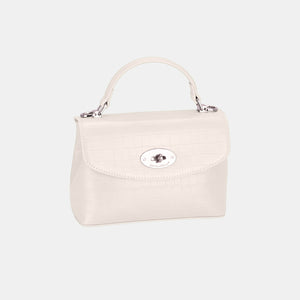 PU Leather Texture Handbag | David Jones