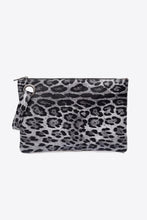 Load image into Gallery viewer, Leopard Print Eco Friendly Leather Wristlet
