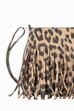 Load image into Gallery viewer, Leather Fringe Sling Cross Body Bag
