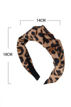 Load image into Gallery viewer, Headband | Leopard Bow Knotted Headband
