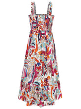 Load image into Gallery viewer, Womens Dress | Smocked Printed Square Neck Sleeveless Dress | Dress
