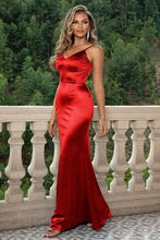 Load image into Gallery viewer, Sexy Formal Dress | Red Strappy Backless Maxi Dress
