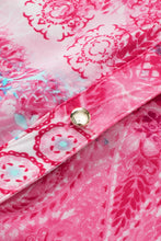 Load image into Gallery viewer, Rose Baroque Floral Roll-tab Sleeve Shirt | Tops/Blouses &amp; Shirts
