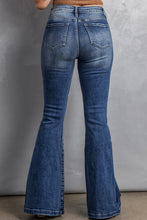 Load image into Gallery viewer, High Waist Flare Jeans with Pockets | Bottoms/Jeans
