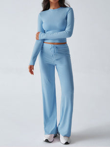 Long Sleeve Top and Pants Set