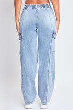 Load image into Gallery viewer, Cargo Jeans | High-Rise Straight Cargo Jeans
