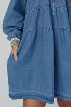 Load image into Gallery viewer, Denim Dress with Pockets
