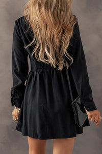 Button Up Long Sleeve Dress