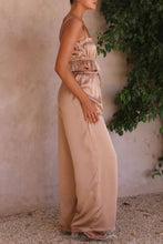 Load image into Gallery viewer, Wide Leg Pants Set | Ruffled Sleeveless Top and Pants
