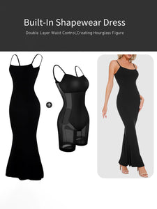 Black Maxi Dress | Shapewear Sleeveless