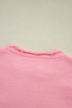 Load image into Gallery viewer, Peach Blossom Flower Detail Knitted Sweater
