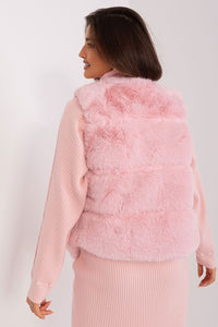 Soft Pink Furry Vest